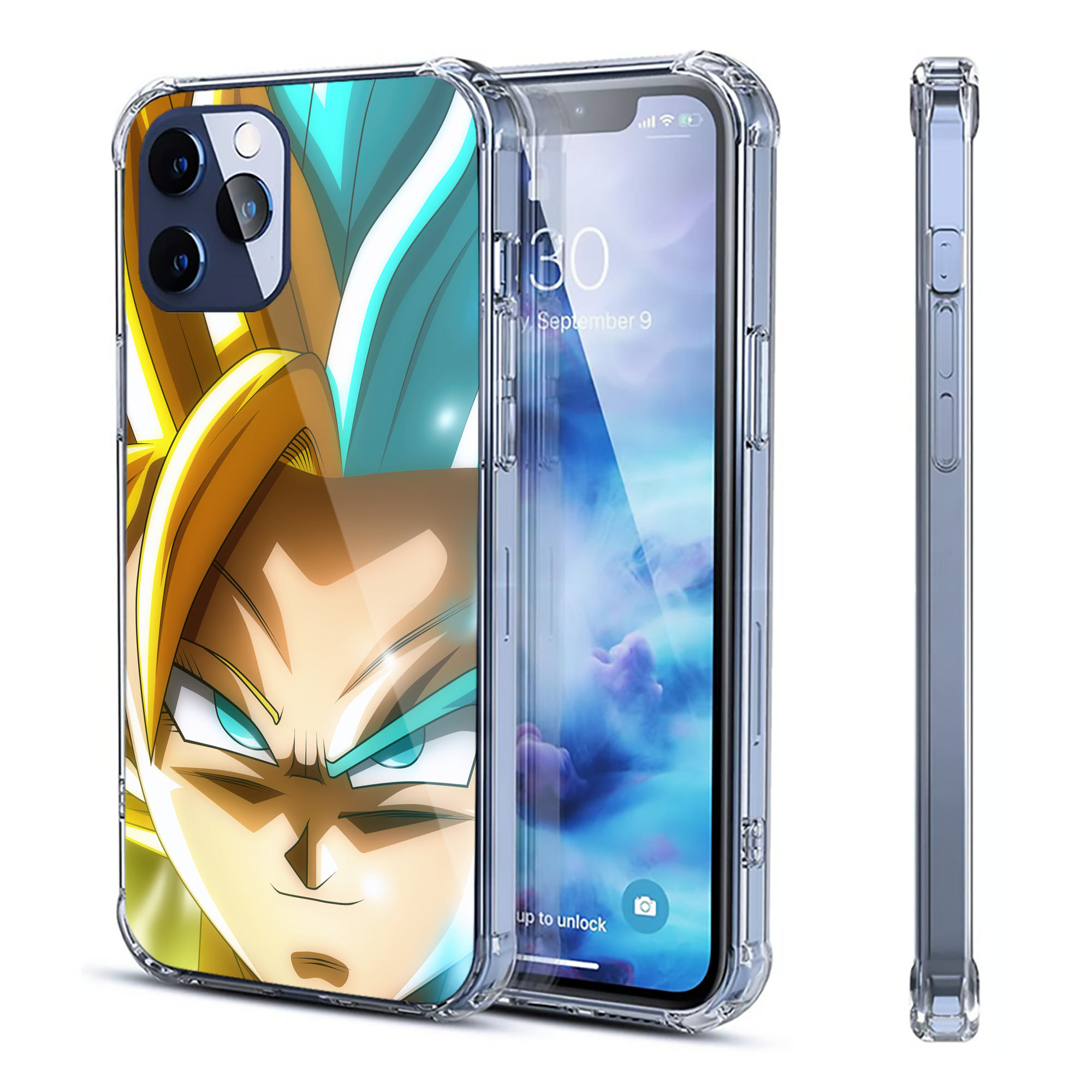 （画像用） ドラゴンボール DRAGON BALL 【iPhone 12シリーズ対応】透明スマホケース（クリアソフトケース）